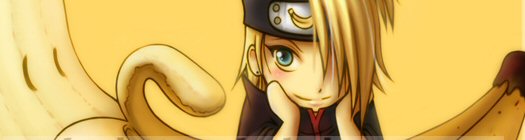 Chibi Fruit Ninja-Deidara by Red-Priest-Usada