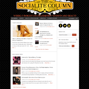 Complete design and development The Socialite Column